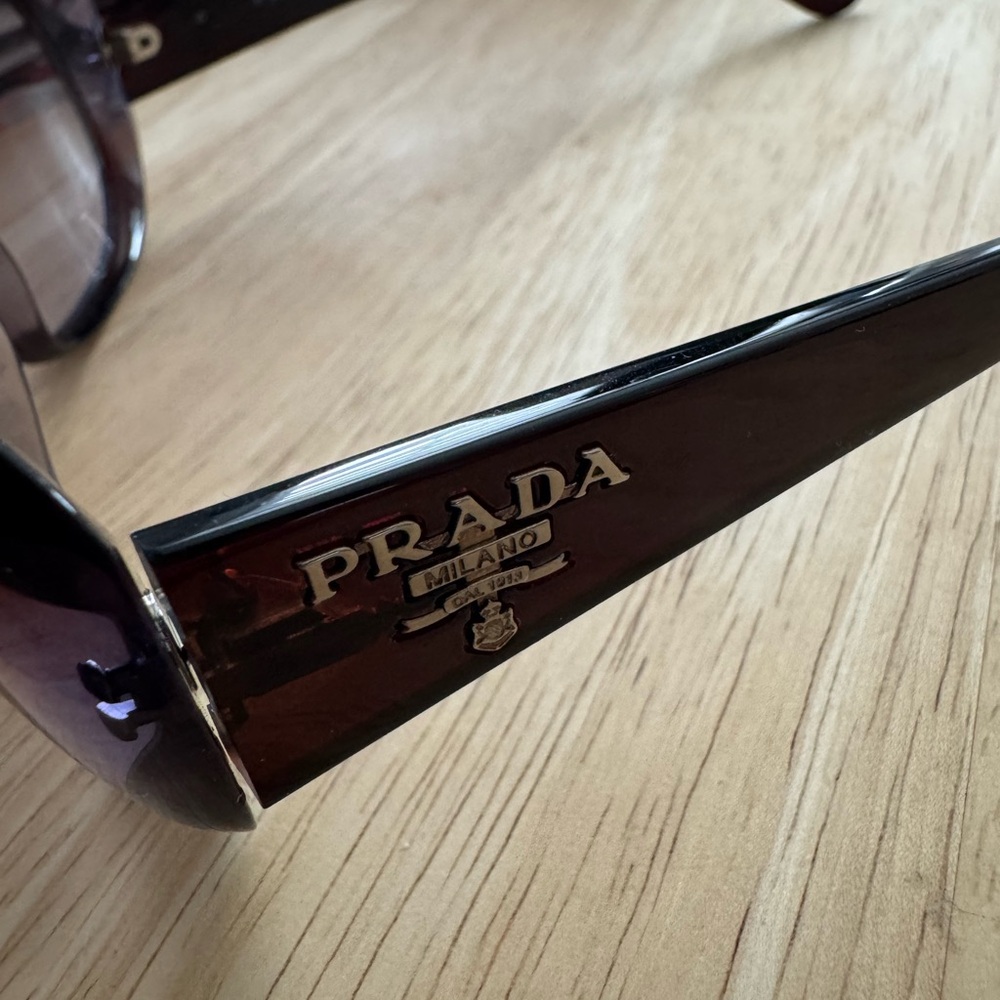 Prada Women's‎ Dark Brown Sunglasses - Picture 2 of 4